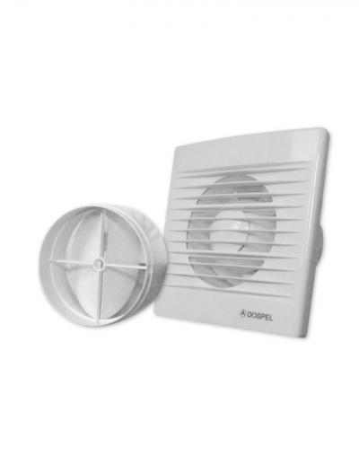 Wentylator ścienny styl 100 wc z przepustnicą               