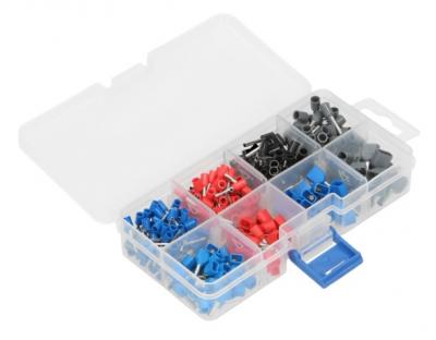 Zestaw końcówek kablowych, tulejki 350 szt                  