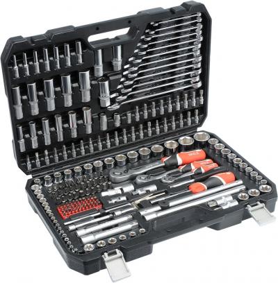 Zestaw narzędziowy xxl 1/4'', 3/8'', 1/2'' kpl 216 sztuk    