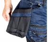 Spodnie robocze denim wzmocnienia cordura, granatowe, roz. m