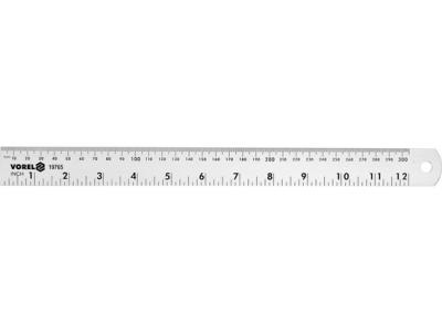 Przymiar, liniał aluminiowy 300mm                           