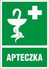 Naklejka bhp inform. obh-01/de apteczka                     