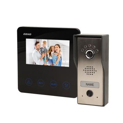 Wideodomofon bezsłuchawkowy lcd 4,3' czarny dux             