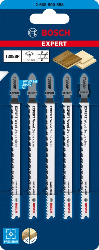 Brzeszczot do wyrzynarki expert t308bp 5szt.                