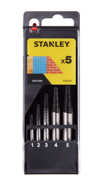 Zestaw wykrętaków do zerwanych śrub m3-m18, 5 szt.          