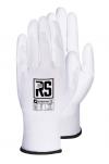 Rękawice nylon + poliuretan ultra tec (rnypo) biała r.9     