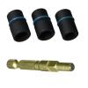 Nasadka 9.6*61mm z wymiennym uchwytem 1/4' hex 3 szt.       