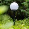 Lampa solarna kula atris biała 10cm rgb                     