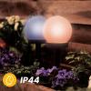Lampa solarna kula atris biała 10cm rgb                     