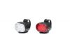 Zestaw lamp rowerowych falcon eye twins 2.0, 120/20lm, set  