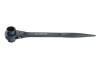 Dwustronny klucz nasadkowy z grzechotką 24x30mm dł. 402mm   