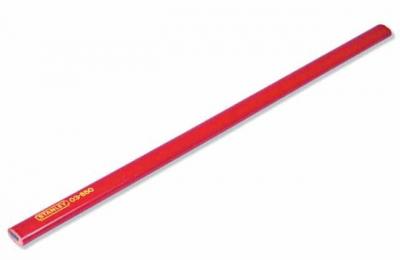 Ołówek ciesielski, czerwony 176mm hb [l]